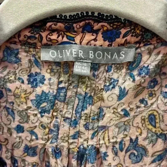 Women’s 'Oliver Bonas' Floral Print Dress Size: US 14 - Picture 2 of 4